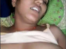 Married bhabi gives a blowjob and gets fucked at night
