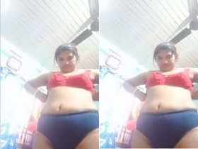 Sexy Bhabhi reveals her body and flaunts her breasts and vagina in part 1