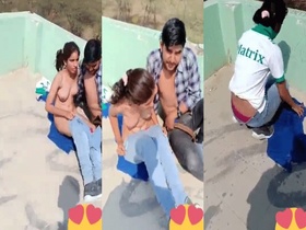 Desi couple caught on camera having sex in public