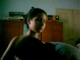 Slim college student gets down and dirty with her landlord