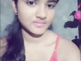 Pretty Indian girl flaunts her breasts in a steamy video