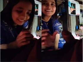 Bangla babe enjoys giving head