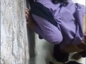 Desi college student gets doggy style fucking