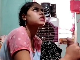 Desi Bhabhi gives a sensual handjob