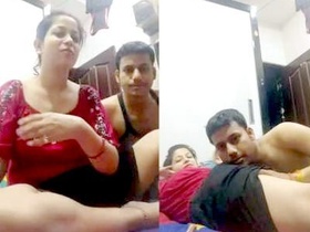 Desi family's wild fucking in a village home