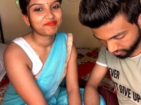 A young couple shares a passionate blowjob experience