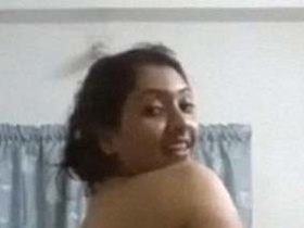 Hot Indian lady with big boobs goes nude in public