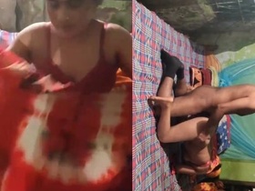 Desi couple gets caught in doggy style position
