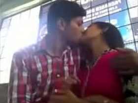 Desi couple shares a passionate kiss in a steamy video