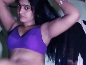 Naked wife in village setting
