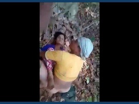 Randi gets wild in the jungle with a steamy outdoor fuck