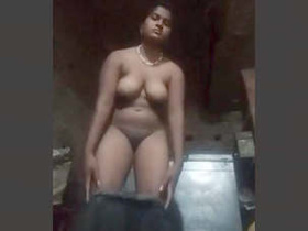 Nude village girl bares it all for the camera