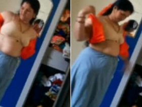 Desi MILF gets dressed up for a date with potential porn partner