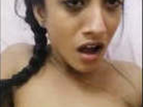 Indain girl enjoys doggy style fucking