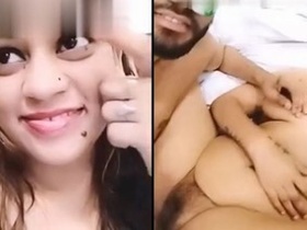 Indian couple's threesome with a livecam performer