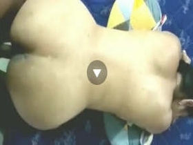 Indian couple engages in doggy style sex in their home