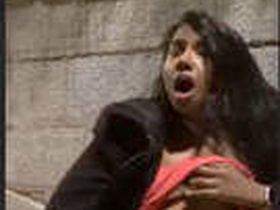 NRI Indian girl gets her pussy licked and fingered in public