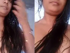 Desi aunty flaunts her XXX curves in a steamy shower session