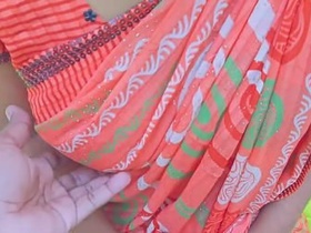 Malki Queen in saree gets fucked hard