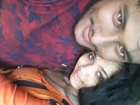 Desi's outdoor adventure with a sexy lover of kisses