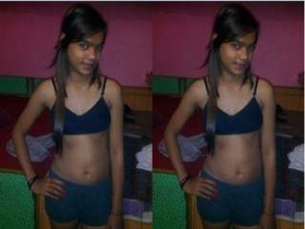 Desi babe flaunts her assets in exclusive amateur video