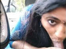 Tamil wife gives a blowjob in part 1