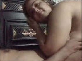 Newlyweds' intimate moments on their honeymoon at home