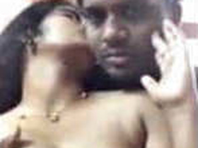 Tamil hottie pleasures herself with her big natural breasts