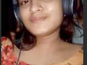 Indian girl flaunts her big boobs and pussy in part 1