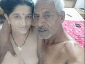 Elderly Indian man and teenage girl engage in sexual activity
