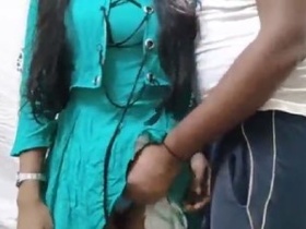 Tamil wife gets her boobs rubbed in HD video