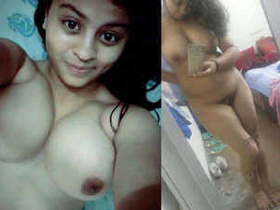 Indian college girl Muskan goes nude for a video call