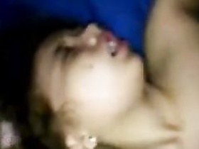 Horny Indian college girl moans in pleasure during first time sex