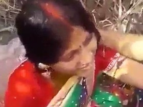 Desi couple's outdoor sexcapade