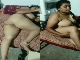Tamil aunts' big boobs and hot sex in a video