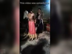 A steamy sex scene featuring a wild Indian girl dancing naked in public