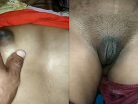 Desi man in the mood for sex with his XXX girlfriend