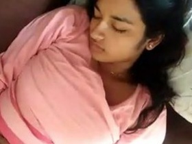 Brother pins down sleeping girl with big boobs