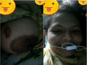 Amateur Bangla girl shows her body to lover in video call
