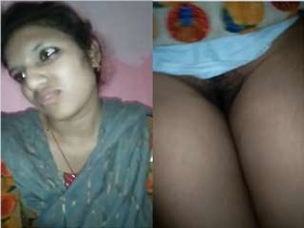 Exclusive record of a shy desi girl pleasuring herself with her lover