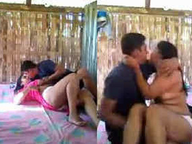 Indian college girl's romantic encounter with her lover