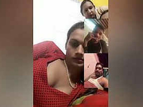 Desi girl with big boobs chats in porn video