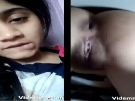 Tamil college girl gets naughty in a hot video