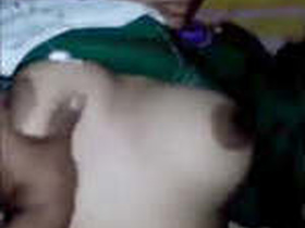 Cutie with big boobs gets naughty on camera