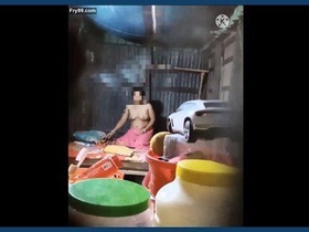 Indian aunty flaunts her big breasts and curvy body