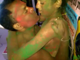 Holi celebration turns into a steamy sex session with desi lovers