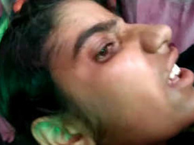 Desi girl gets doggy style fucked