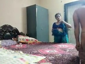 Bhabi from a small town has sex with her father for the first time