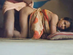 Rustic Indian bhabi gets doggy style fucked in village