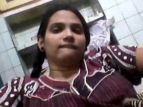 Maya, a village bhabi, flaunts her hot face in a steamy video